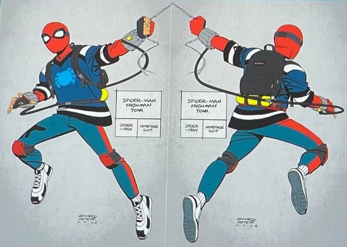 Концепт-арт анимационного сериала "Ваш дружелюбный сосед Человек-паук"