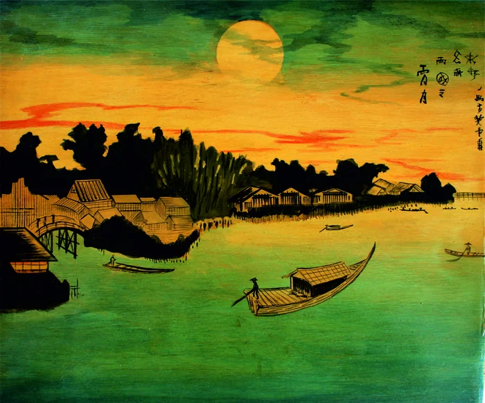 Copy of Hiroshige 1984 - My, Artist, Author's painting, Art