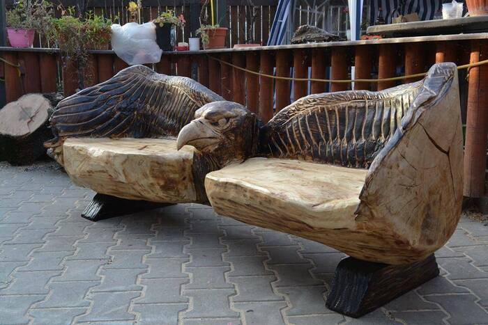 Unusual idea - Eagle, Benches