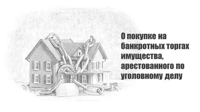 О покупке на банкротных торгах имущества, арестованного по уголовному делу - Моё, Торги, Банкротство, Арест, Уголовное дело