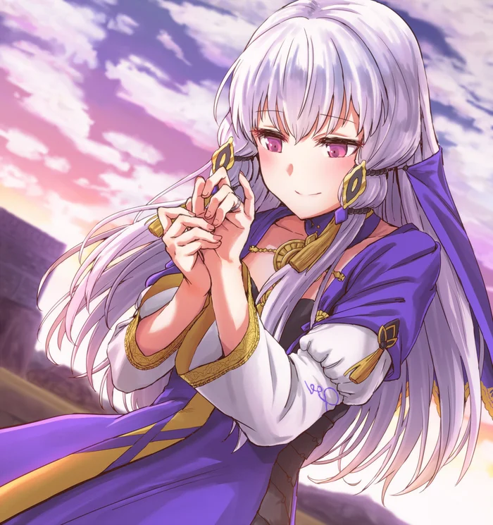 Gave me a ring - Fire emblem, Anime, Anime art, Pixiv, Red eyes, Lysithea