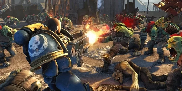 Пять причин поиграть в Warhammer 40,000 Space Marine - Моё, Warhammer, Геймеры, Игры, Компьютерные игры, Видеоигра, Видео, YouTube, Длиннопост, Warhammer 40k, Loyal Space marines, Шутер, Гифка