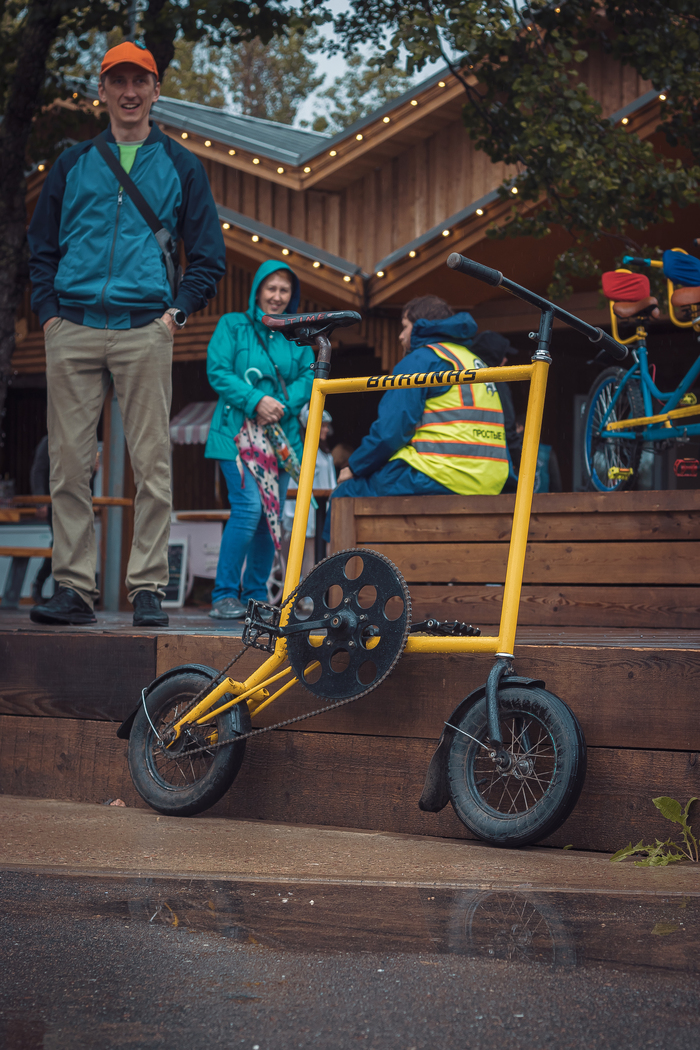 Большое передаточное число - залог успешной гонки! Правда, понадобится ещё пара крепких ног.
