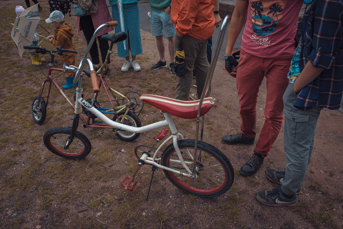 Моя давняя мечта - свинг-байк! Очень хотел попробовать прокатиться на таком велосипеде. Это неповторимые очучения, доложу я вам. Нет, в гонке он не учавствовал, скорее присутсвовал в роли моральной поддержки.