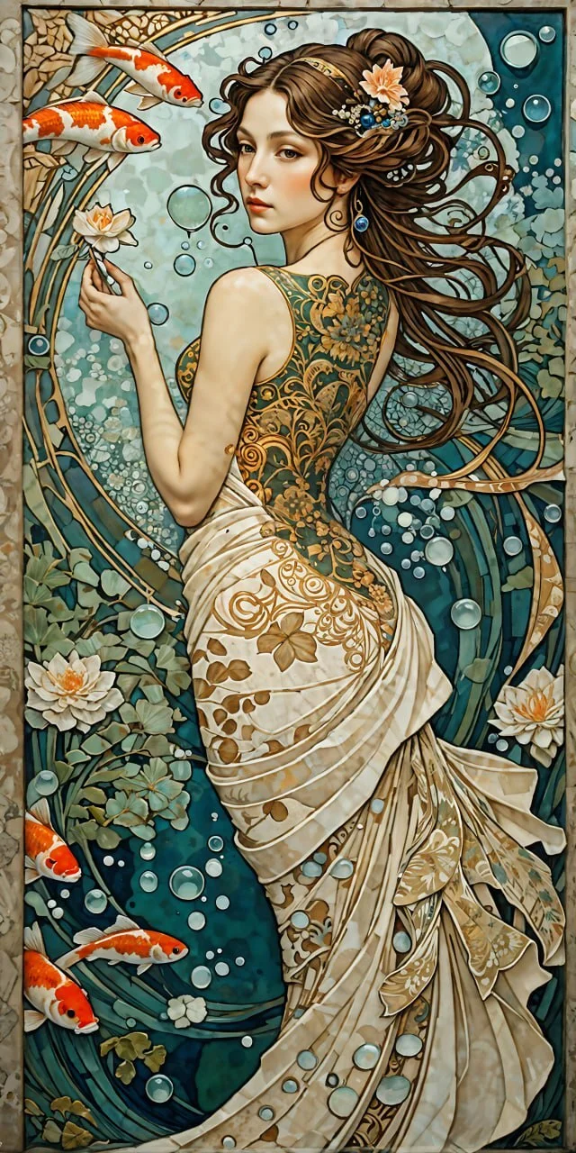 Art Nouveau style - Art, Images, Girls, Modern