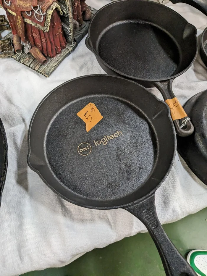 Logitech frying pan - Memes, Funny, Logitech, Pan