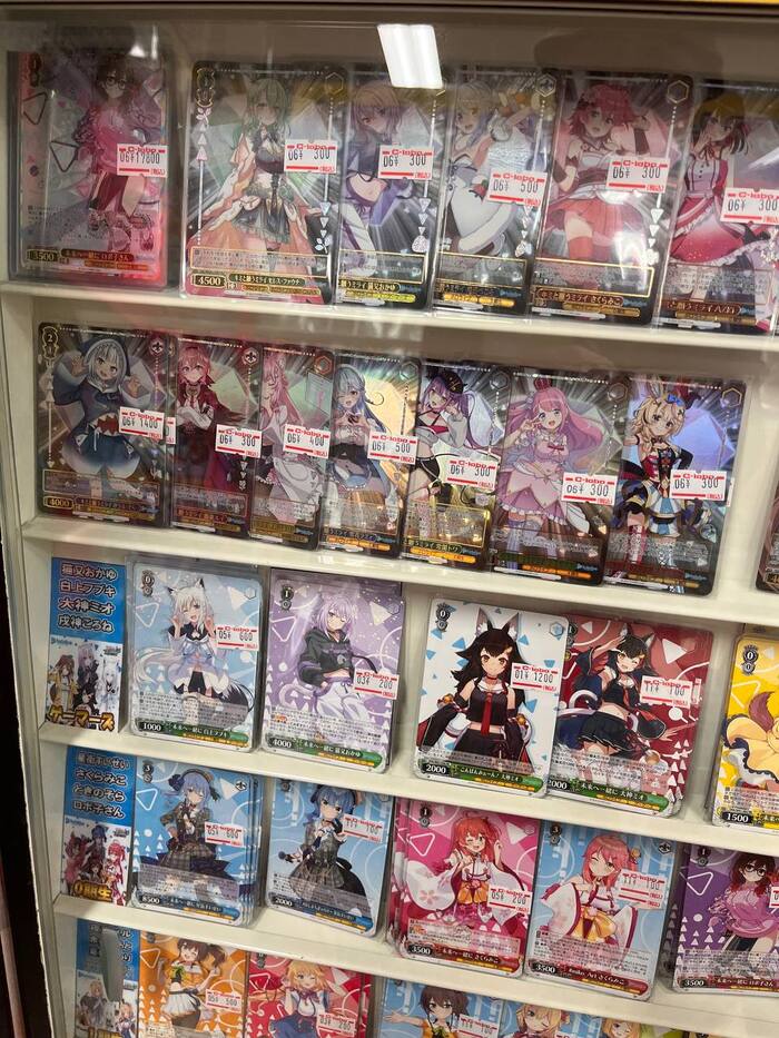 Anime card store for board games in Japan - My, Japan, Travels, The photo, Asia, Board games, Anime, Cards, Longpost