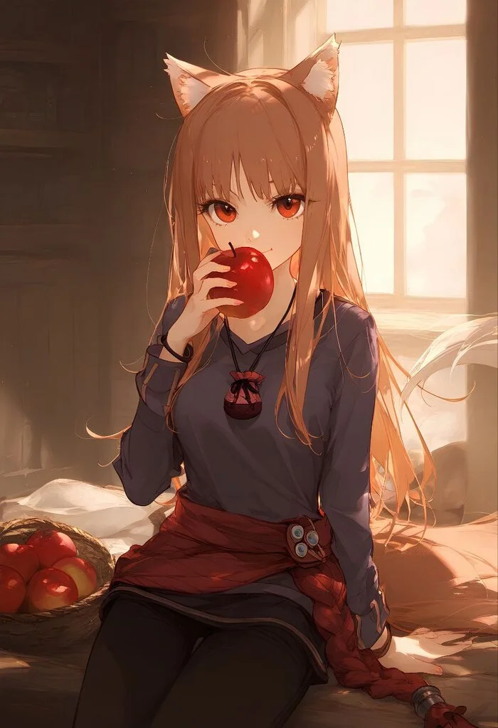 Holo - Anime, Anime art, Spice and wolf, Holo