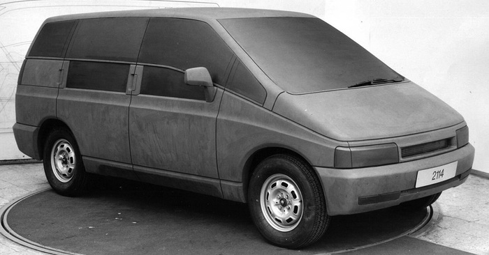Макет ВАЗ-2114, созданный в 1990 г.