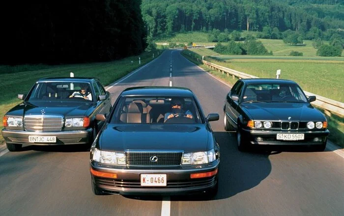 Executive sedans from the early nineties: Mercedes-Benz S-Class, Lexus LS and BMW 7 Series - Auto, Telegram (link), Bmw, Mercedes, Lexus