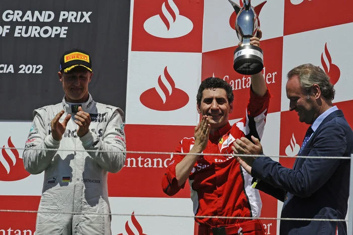 Mercedes today remembers Michael's podium in Valencia 2012 - Race, Автоспорт, Formula 1, Mercedes, Competitions, Telegram (link), Longpost