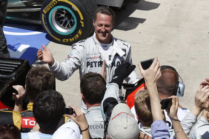 Mercedes today remembers Michael's podium in Valencia 2012 - Race, Автоспорт, Formula 1, Mercedes, Competitions, Telegram (link), Longpost