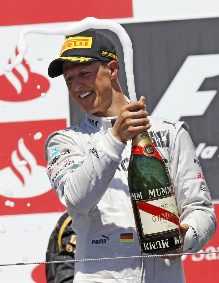 Mercedes today remembers Michael's podium in Valencia 2012 - Race, Автоспорт, Formula 1, Mercedes, Competitions, Telegram (link), Longpost