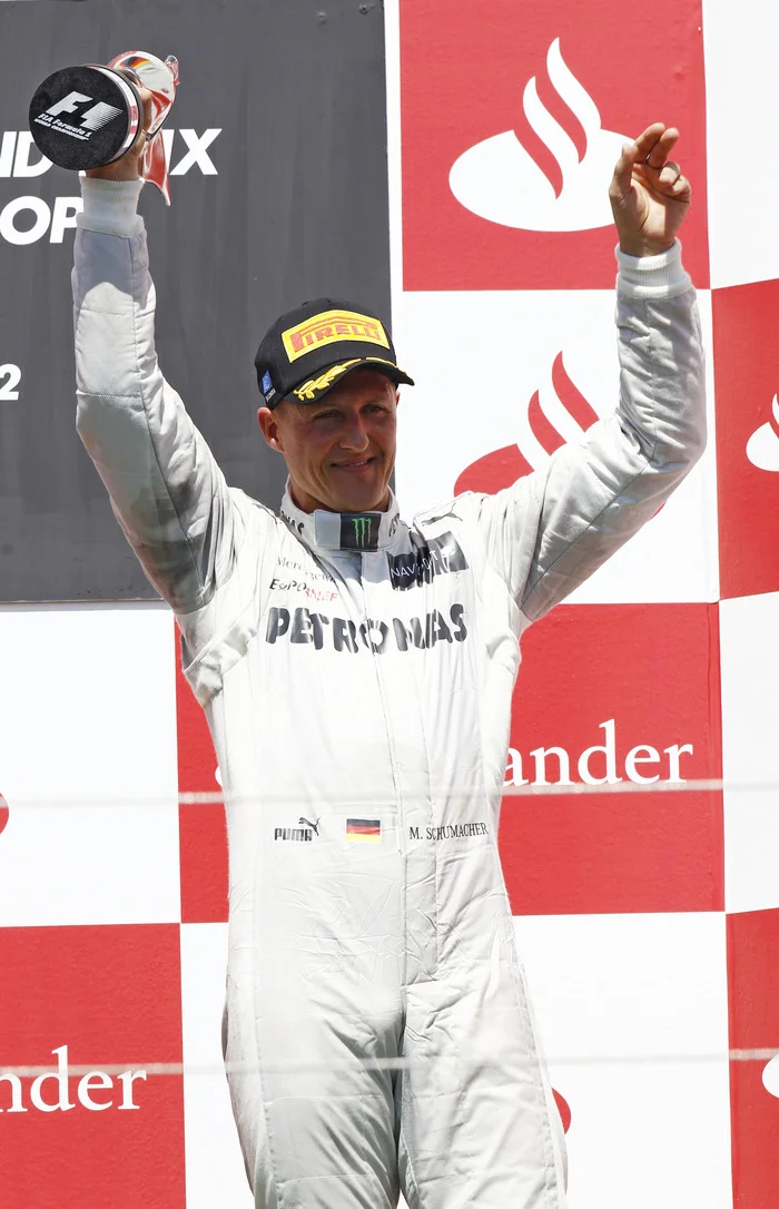 Mercedes today remembers Michael's podium in Valencia 2012 - Race, Автоспорт, Formula 1, Mercedes, Competitions, Telegram (link), Longpost