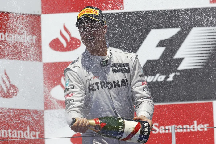 Mercedes today remembers Michael's podium in Valencia 2012 - Race, Автоспорт, Formula 1, Mercedes, Competitions, Telegram (link), Longpost