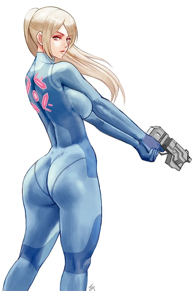 Самус - Anime Art, Аниме, Игры, Samus Aran, Metroid, Zefrablue