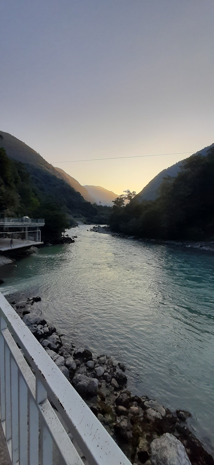 по дороге на озеро Рица