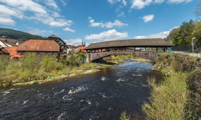 Unique wooden bridge - Germany, Tourism, Travels, Bridge, Architecture, sights, Local history, Video, Youtube