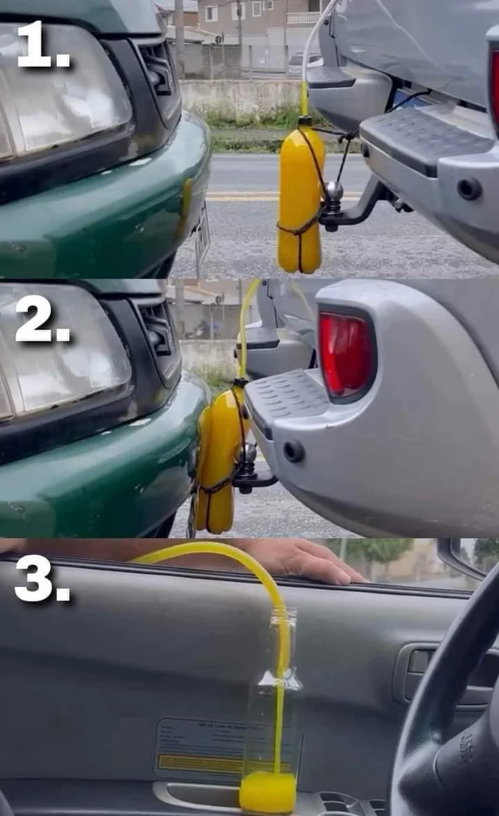 An interesting version of parking sensors - Humor, Parktronic, Auto, Reddit