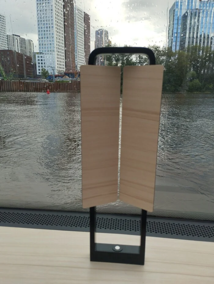 Guys, does anyone know why this thing is needed on the water tram in Moscow?) - My, What's this?, Plaque