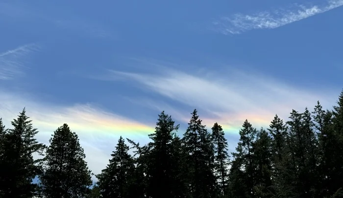 Rainbow clouds - My, Color, Phenomenon, Atmospheric phenomenon, Clouds, Sky, beauty, Video, Youtube, Longpost