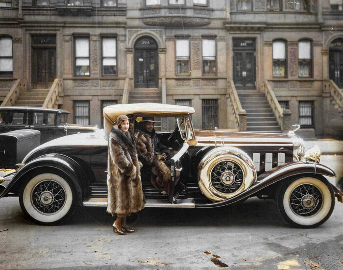 Подборка интересных и необычных фотографий из США. 20 раскрашенных фотографий ХХ века. Часть II Колоризация, Старое фото, Фотография, 20 век, США, Длиннопост