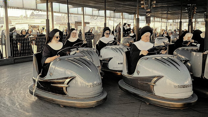 Подборка интересных и необычных фотографий из США. 20 раскрашенных фотографий ХХ века. Часть II Колоризация, Старое фото, Фотография, 20 век, США, Длиннопост