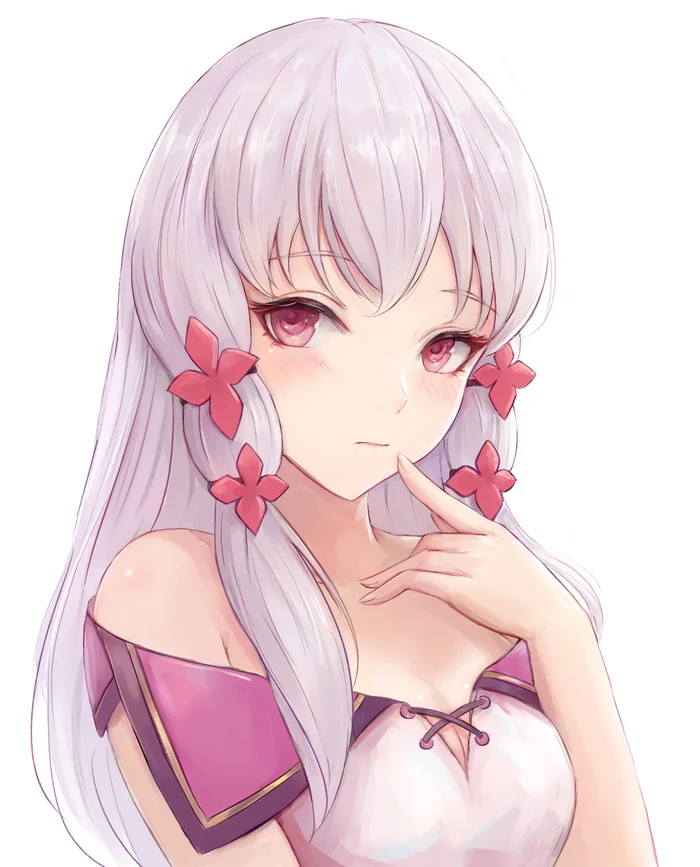 Лиси - Pixiv, Аниме, Anime Art, Красные глаза, Lysithea, Fire Emblem