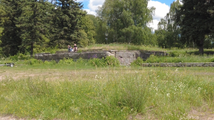 Фундамент памятника Сталину