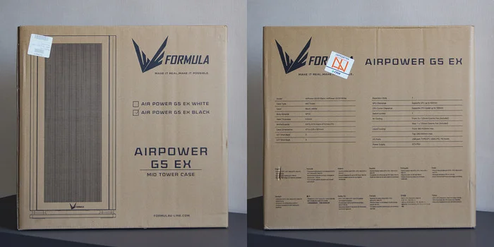 Обзор корпуса Formula Air Power G5 EX (часть 1) - Моё, Электроника, Сборка компьютера, Компьютер, Корпус, Корпус ПК, Комплектующие, Компьютерное железо, Formula, Atx, Длиннопост