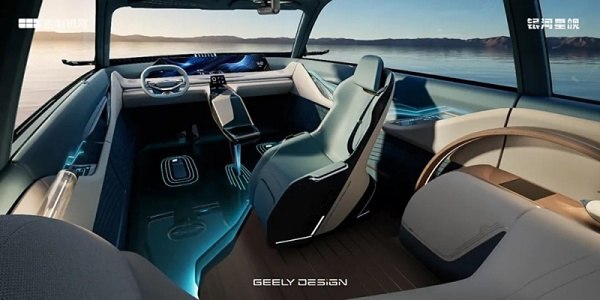 The official interior of the prototype of the large Geely Galaxy Starship SUV has been published - Crossposting, Pikabu publish bot, Geely, Galaxy, Starship, Telegram (link)