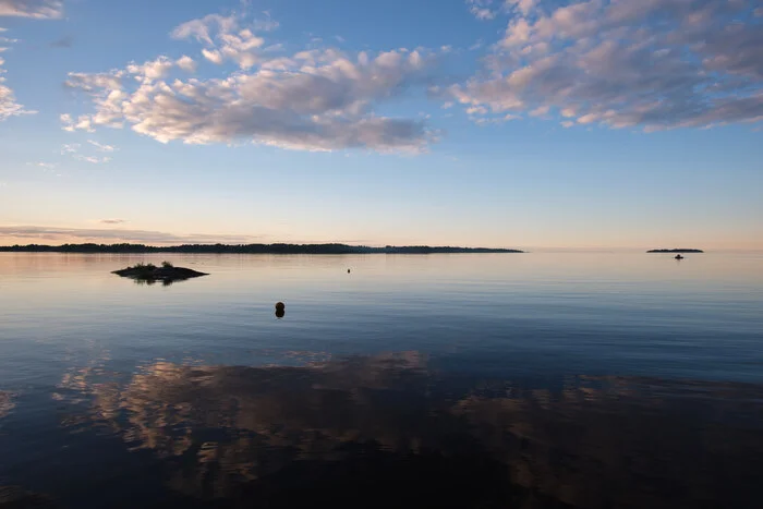 Ladoga lake - My, The photo, Nature, Beautiful view, Lake, Ladoga lake, Sky, Longpost