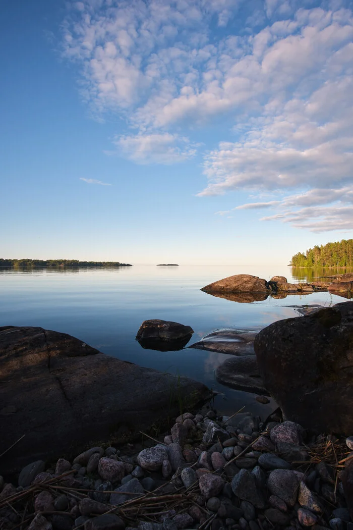 Ladoga lake - My, The photo, Nature, Beautiful view, Lake, Ladoga lake, Sky, Longpost
