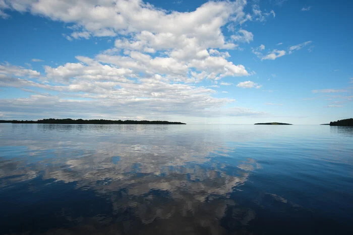 Ladoga lake - My, The photo, Nature, Beautiful view, Lake, Ladoga lake, Sky, Longpost