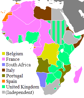 Раскрашенные на этой карте оранжевым колонии Испании, честно говоря, меркнут на фоне приобретений других империй