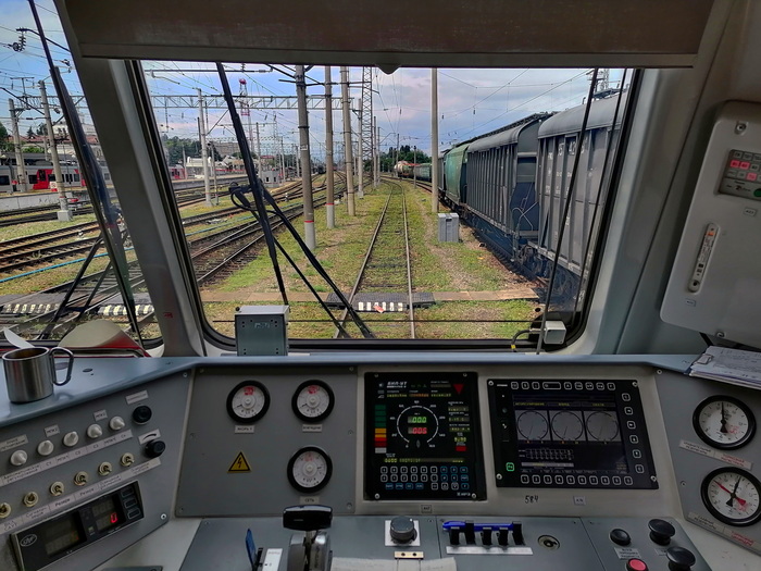 2ЭС5К-584, приписки ТЧ-11 Тимашевская, СКЖД