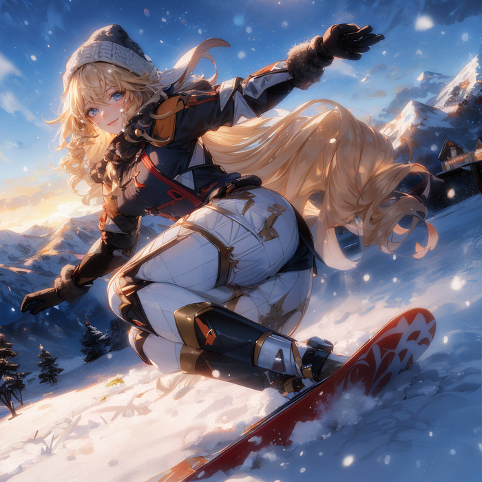 Немного зимы в такую жару