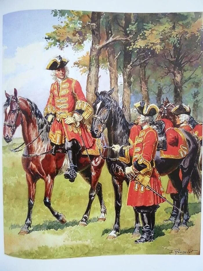 French Guard(I): Royal Guard - Military history, The soldiers, Longpost
