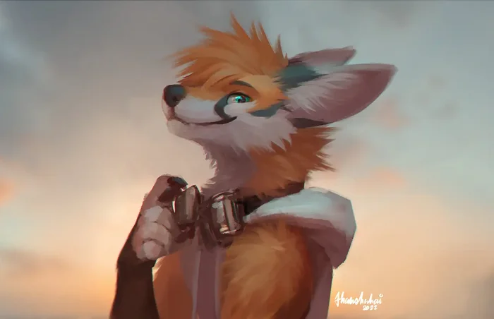 Meet furry artist thanshuhai aka Rikkun Zukheo - Characters (edit), Furry, Furry art, Comics, Furry fox, Protogen, Longpost