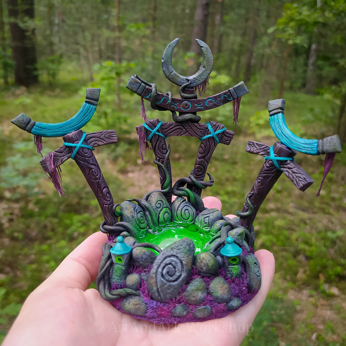 Лунные колодцы ручной работы по мотивам WarCraft 3 Reforget :3