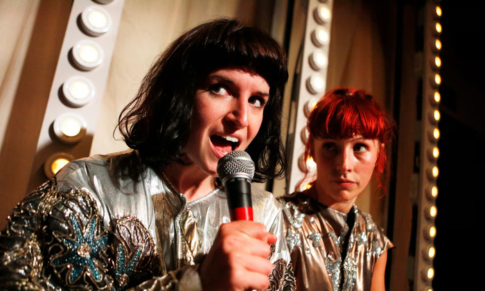 Helen Goalen and Abbi Greenland    .            )