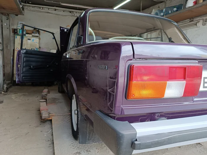 Lada from the past - My, Auto, Car service, Humor, VAZ-2105, Retro car, Longpost, Series Article