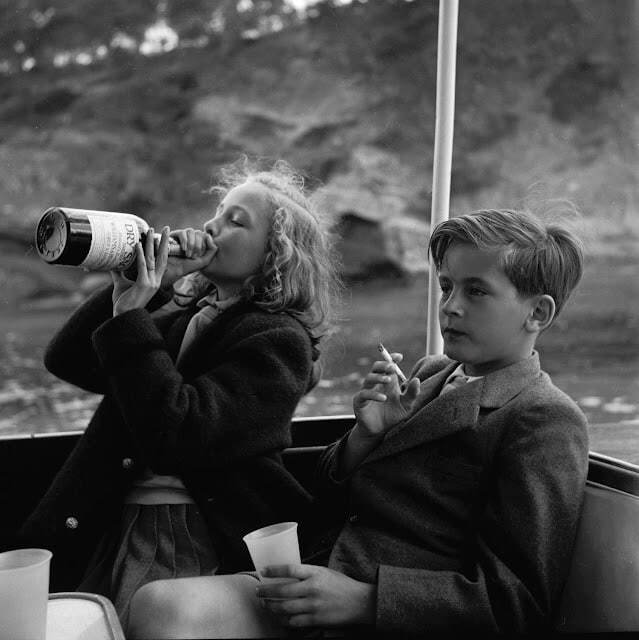 Saturday - Nobles, The photo, Relaxation, 1955, Children