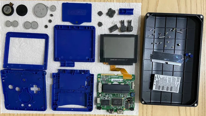 Repair Gameboy Advanced sp. Dirt, games barely work, bumpers don't work - My, Survey, Repair of equipment, Breaking, Repair, Electronics, Retro, Retro Games, Nintendo, Gameboy, Longpost