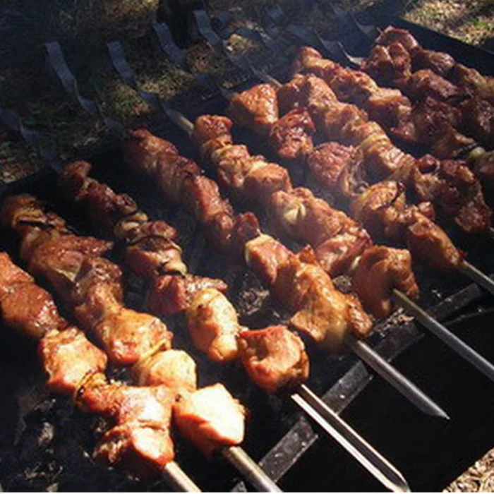 Mmmmmmm. Right now I would like a kebab)) - Dinner, Shashlik