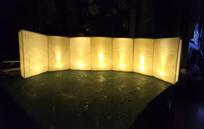 Harry Potter books - My, 3D печать, 3D printer, Needlework without process, Harry Potter, Lithopany, Lamp, Longpost