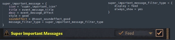 Пример того, как можно модифицировать группы уведомлений.