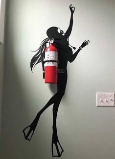 Designers' views on the placement of fire extinguishers in the office - My, Fire, Fire extinguisher, Design, Office, self-rescuer, Sunbathing, Video, Youtube, Longpost