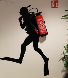 Designers' views on the placement of fire extinguishers in the office - My, Fire, Fire extinguisher, Design, Office, self-rescuer, Sunbathing, Video, Youtube, Longpost