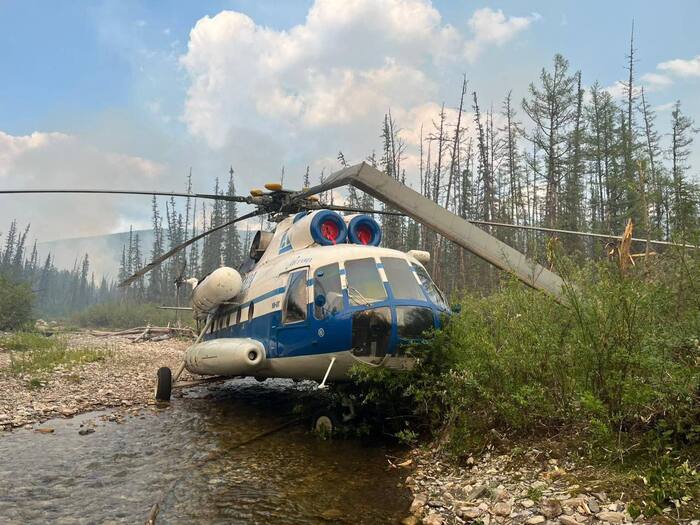 Тэшка аварийно села - Вертолет, Ми-8, Авария, Гражданская авиация, Новости, Происшествие, Длиннопост, Негатив